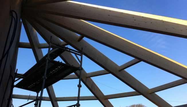 Chantier charpentes dix pentes