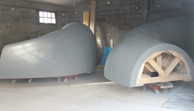 Coffrages de centrale Hydro-électrique à l'atelier